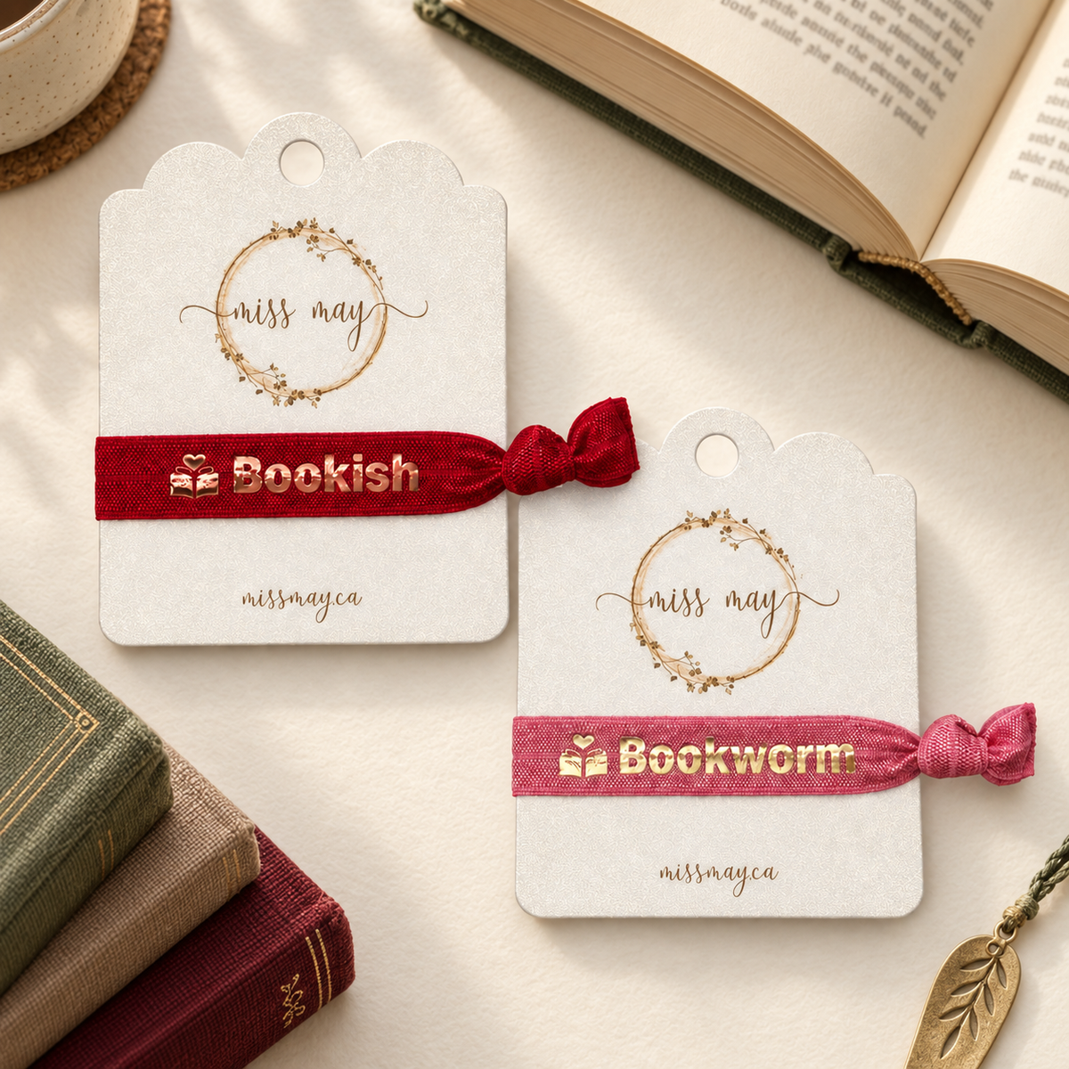 Bookish Hair Ties / Bracelets