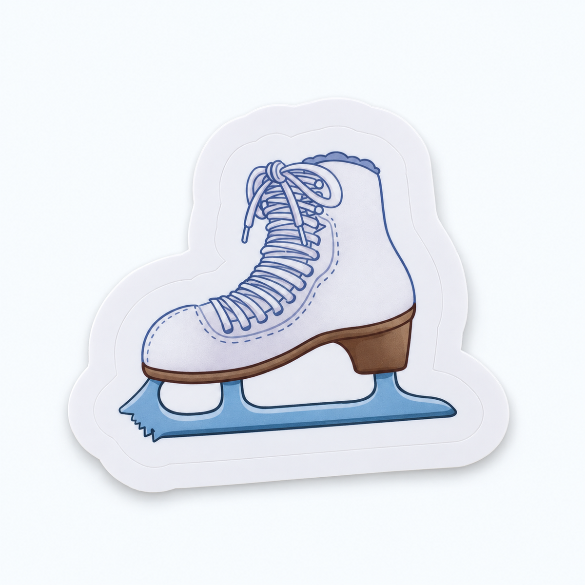 White Vinyl Character Stickers