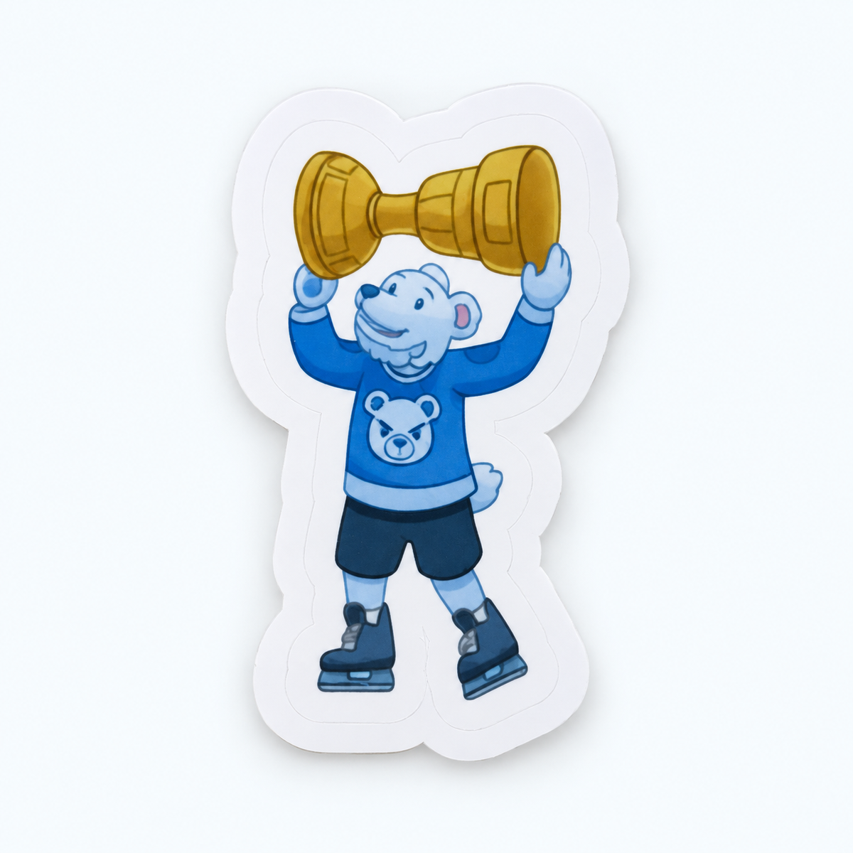 White Vinyl Character Stickers