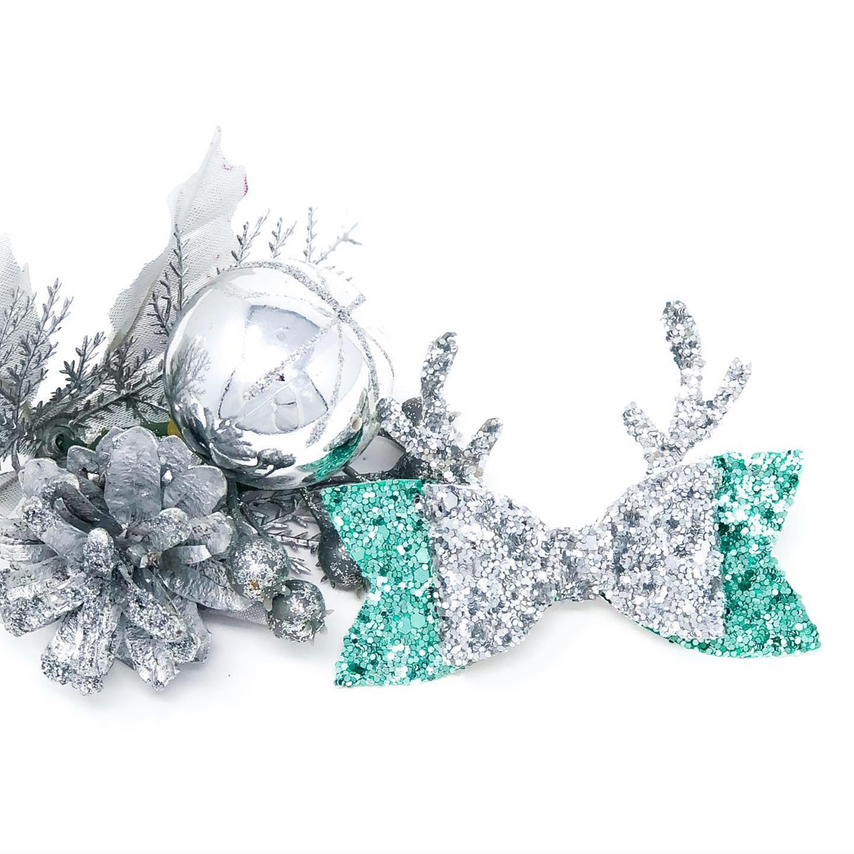 Christmas Reindeer Hair Bow Digital Cut File – PDF & SVG DIY Template | Miss May Bow Studio