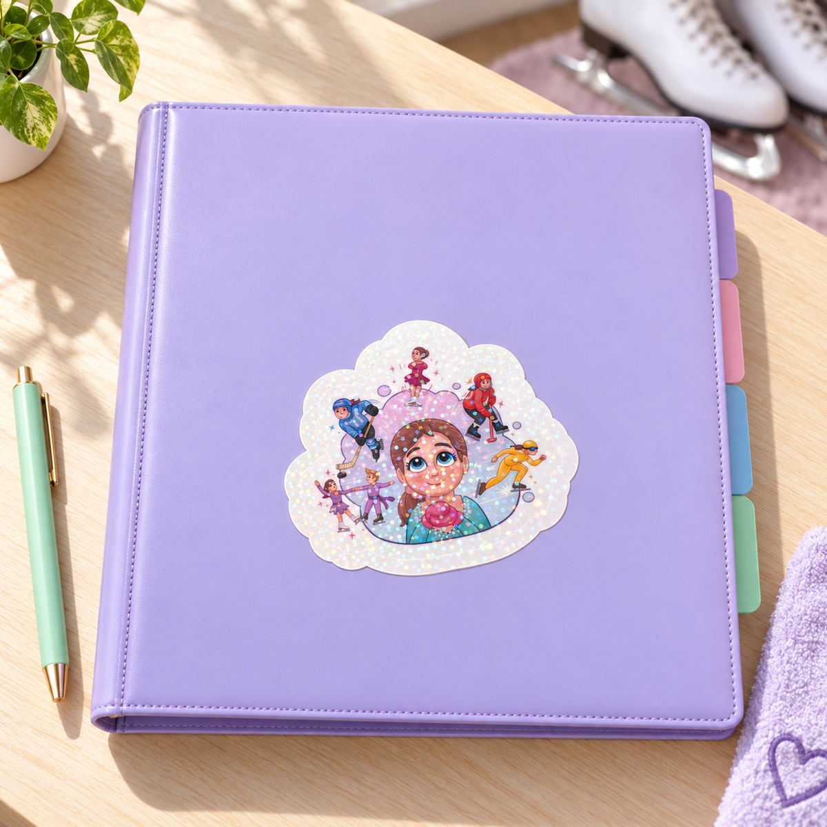 Holographic Vinyl Character Stickers
