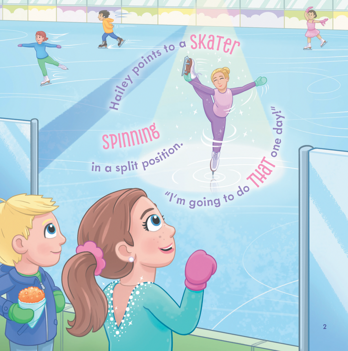 Children’s skating book by Caitlin Bowers